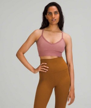 Lululemon Ebb to Street C/D Kadın Spor Sütyeni Spiced Chai | ISOQTA-506