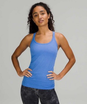 Lululemon Ebb to Street Kadın Üstler Mavi | JPNMEB-203