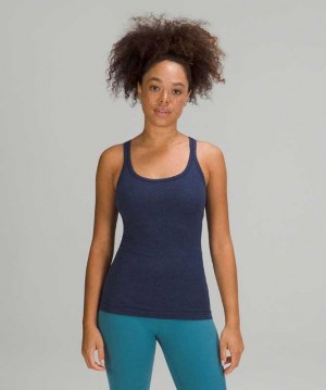 Lululemon Ebb to Street Kadın Üstler Night Sea | LFSGNE-503