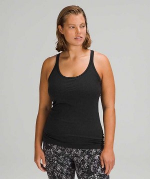 Lululemon Ebb to Street Kadın Üstler Siyah | KCSNWX-724