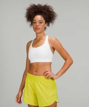 Lululemon Energy Adjustable Medium Support, B–D Cups Kadın Spor Sütyeni Beyaz | CAPYDX-462