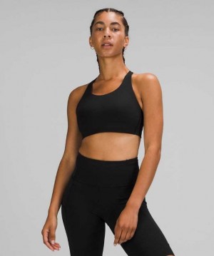 Lululemon Energy High Support Kadın Spor Sütyeni Siyah | ELRKZC-840