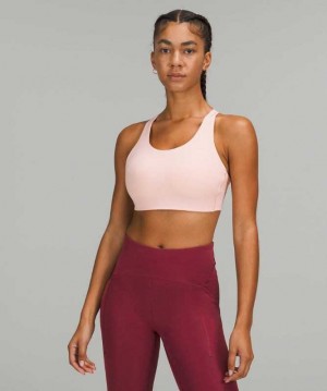 Lululemon Energy High Support Kadın Spor Sütyeni Pembe | EQIZUH-463