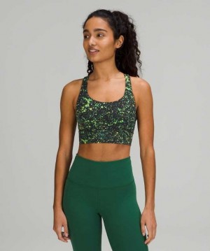 Lululemon Energy Long Line Kadın Spor Sütyeni Sparks Fly Multi | RHPAMV-391