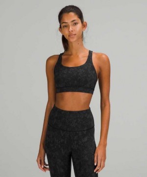 Lululemon Energy Medium Support, B–D Cups Kadın Spor Sütyeni Camo Koyu | TKRFCG-308
