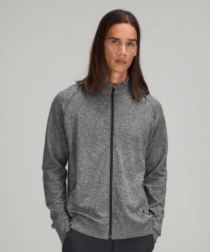 Lululemon Engineered Warmth Erkek Mont Siyah Beyaz | ZLKYEP-095