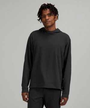 Lululemon Everlux Oversized Erkek Kapşonlu Siyah | YPMOSG-328