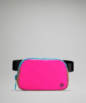 Lululemon Everywhere Belt Çantası Pembe Siyah | QLKMZO-681