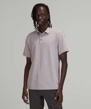 Lululemon Evolution Polo Erkek Üstler Heathered Lunar Rock | JYCXOK-402