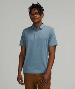 Lululemon Evolution Polo Erkek Üstler Mavi | NKFMYE-124