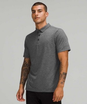 Lululemon Evolution Polo Erkek Üstler Siyah | YNWEQX-657