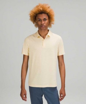 Lululemon Evolution Sleeve Polo Shirt Erkek Üstler Limon | LHQXIU-478
