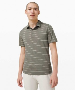 Lululemon Evolution Sleeve Polo Shirt Erkek Üstler Gri Açık | XLSREZ-510