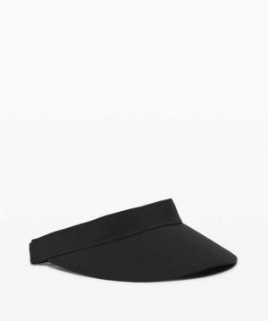 Lululemon Fast Paced Run Visor Şapkalar Siyah | LPDGAU-301