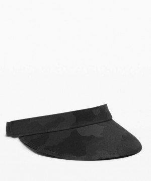 Lululemon Fast Paced Visor Şapkalar Camo Koyu | XMSQAJ-945