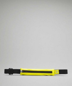 Lululemon Fast and Free Running Belt Mini Çantası Sarı Siyah | RVNZDC-869