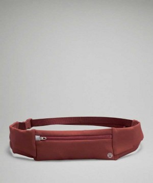 Lululemon Fast and Free Running Belt Çantası Kırmızı | BKWIRP-964