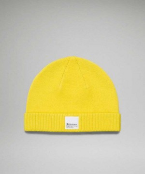 Lululemon Fold Up Knit Beanie Şapkalar Soleil | UHNWCB-534