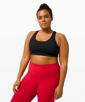 Lululemon Free to Be Elevated Kadın Spor Sütyeni Siyah | KJIWXS-637
