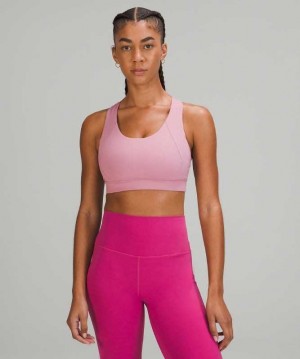 Lululemon Free to Be Elevated Kadın Spor Sütyeni Pembe | UVGBYE-809