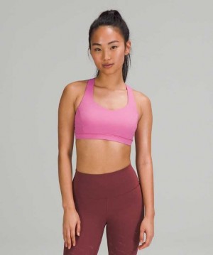 Lululemon Free to Be Serene Kadın Spor Sütyeni Pembe | OCVKYJ-718