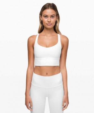Lululemon Free to Be Wild Long Line Kadın Spor Sütyeni Beyaz | RYEPFO-679