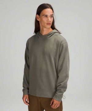 Lululemon French Terry Oversized Erkek Kapşonlu Gri | WAZPQK-529