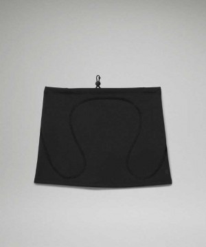 Lululemon Glyde Velvet Fleece Neck Warmer Fular Siyah | HKZSQR-763