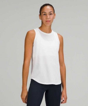 Lululemon High Neck Run and Train Kadın Üstler Beyaz | ASZYBD-213