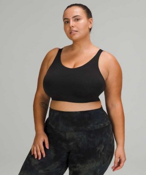 Lululemon In Alignment D-G Kadın Spor Sütyeni Siyah | SXNYIT-084