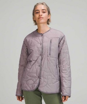 Lululemon Insulated Quilted Kadın Mont Lavanta | BVOFCK-928