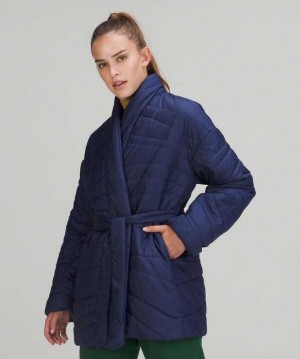 Lululemon Insulated Wrap Online Only Kadın Mont Night Sea | WCAXRG-931