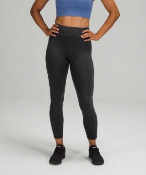 Lululemon Invigorate HR Tight 25" Kadın Tayt Siyah | KDAPFB-973