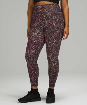 Lululemon Invigorate High-Rise Tight 25" Kadın Tayt Topography Multi | NVOIDW-162