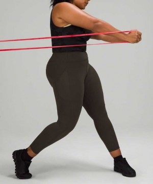 Lululemon Invigorate High-Rise Tight 25" Kadın Tayt Koyu Zeytin Yeşili | GEXUCF-401