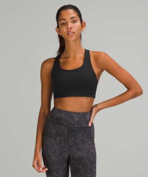 Lululemon Invigorate High Support, B/C Cup Online Only Kadın Spor Sütyeni Siyah | KSHQWC-547