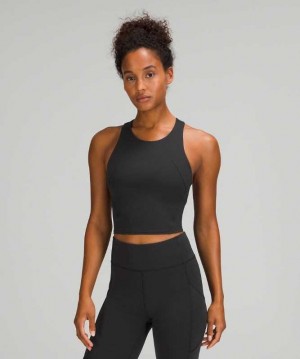 Lululemon Invigorate Training Kadın Tank Tops Siyah | IBWQTF-472