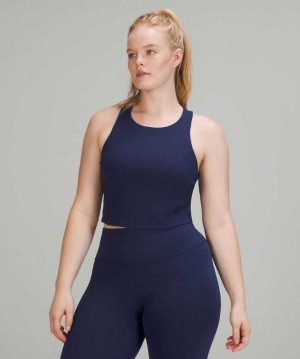 Lululemon Invigorate Training Kadın Tank Tops Night Sea | QJBYNH-409