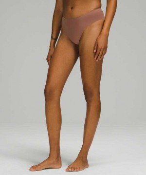 Lululemon InvisiWear Bikini Kadın İç Giyim Dusty Bronze | URDJGM-953