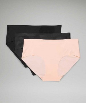 Lululemon InvisiWear Hipster 3P Kadın İç Giyim Camo Koyu Pembe Siyah | DBKAWC-936