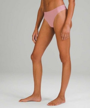 Lululemon InvisiWear Thong Kadın İç Giyim Pembe | AJMSPH-835