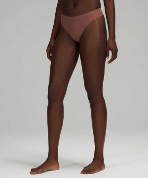 Lululemon InvisiWear Thong Kadın İç Giyim Smoky Topaz | JWDSHE-689