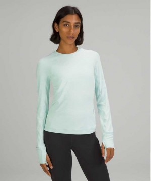 Lululemon It's Rulu Run Long Sleeve Kadın Üstler Nane | IPAMKB-803