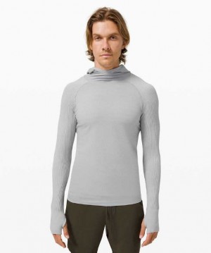 Lululemon Keep the Heat Erkek Kapşonlu Gümüş Gümüş | VCTJED-812