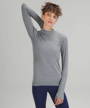 Lululemon Keep the Heat Long Sleeve Kadın Üstler Gri | PCLNRV-763
