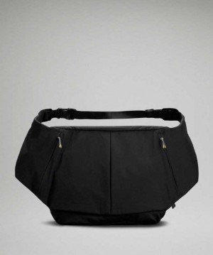 Lululemon Lab Expandable Large Backpack 34L Çantası Siyah | GELIKJ-876
