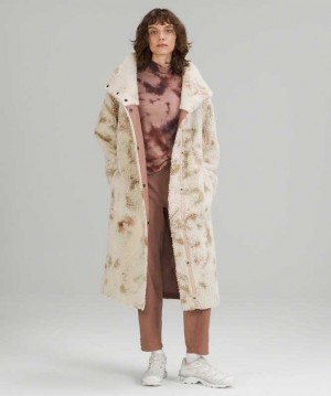Lululemon Lab Textured Fleece Coat Kadın Mont Açık | GRQEBO-681