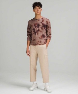 Lululemon Lab Wool-Blend Tie Dye Long Sleeve Shirt Erkek Üstler Bakır | ZBINFP-846