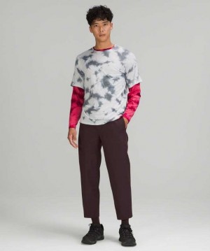 Lululemon Lab Wool-Blend Tie Dye T-Shirt Online Only Erkek Üstler Gri Gri | ABJTCQ-592
