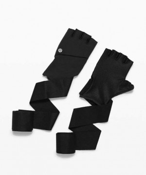 Lululemon License to Train Boxing Wraps Teçhizat Siyah | VWETBX-193